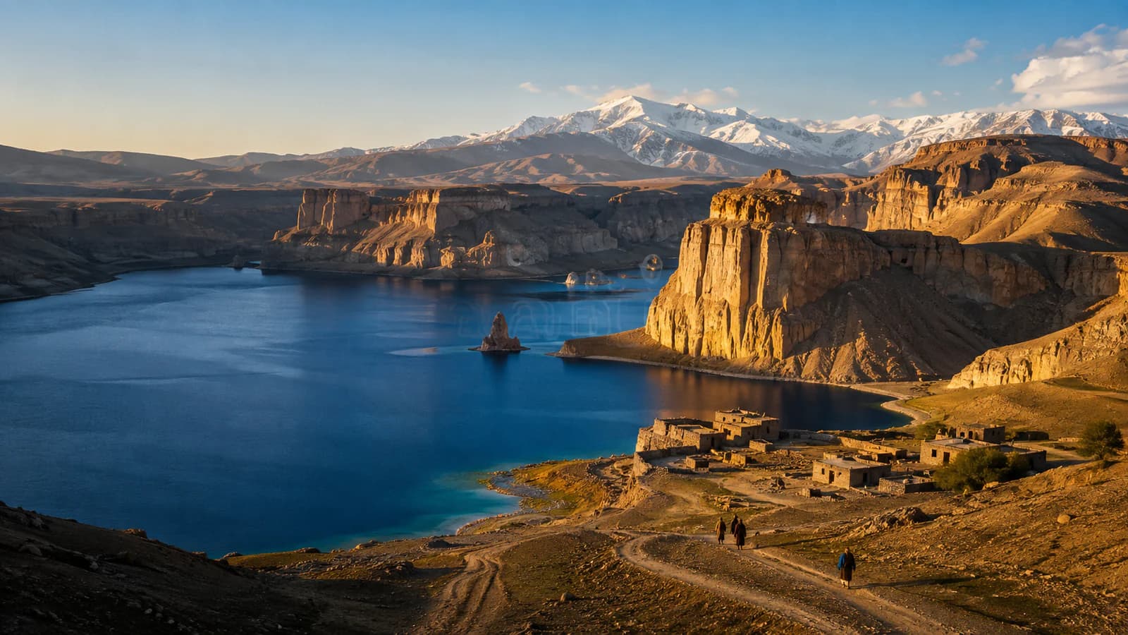 Cinematic TGPI country visual of Afghanistan, highlighting its landscape, culture and contemporary identity.
