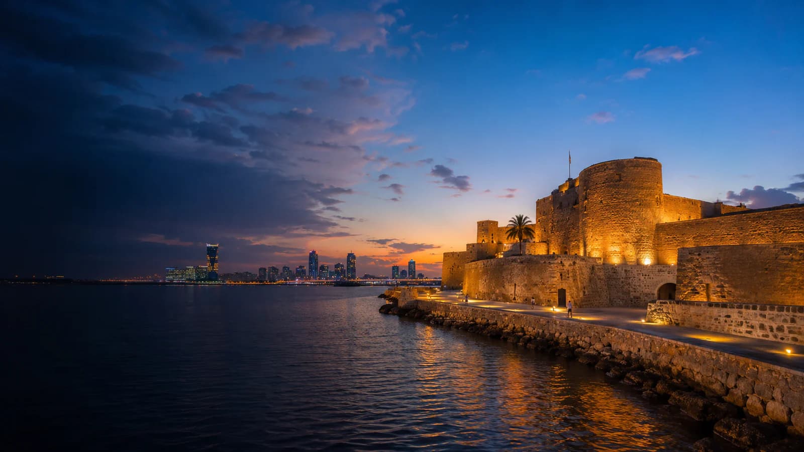 Cinematic TGPI country visual of Bahrain, highlighting its landscape, culture and contemporary identity.