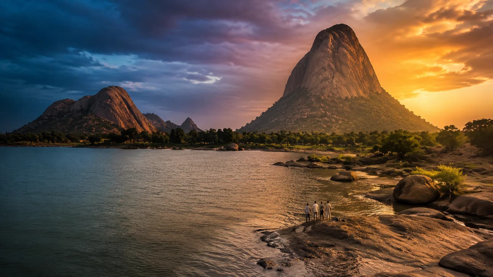 Cinematic TGPI country visual of Chad, highlighting its landscape, culture and contemporary identity.