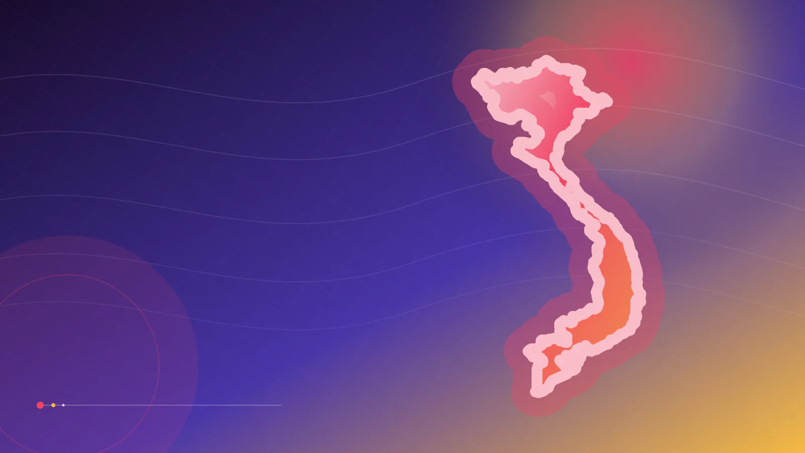 Cinematic TGPI country visual of Vietnam, highlighting its landscape, culture and contemporary identity.